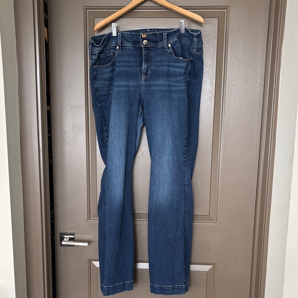 Torrid Dark Blue Straight Leg Jeans